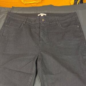 Woman Within plus size Black Denim Jeans size 20w tall new without tags